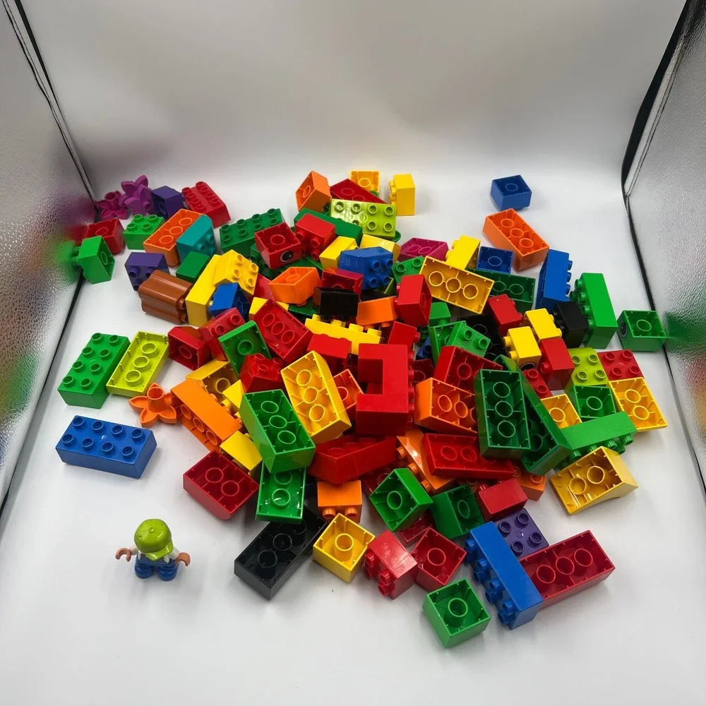 LEGO Duplo 4085 Bucket of Bricks‎ 75+ Pcs Preschool Building Set Storage Tub